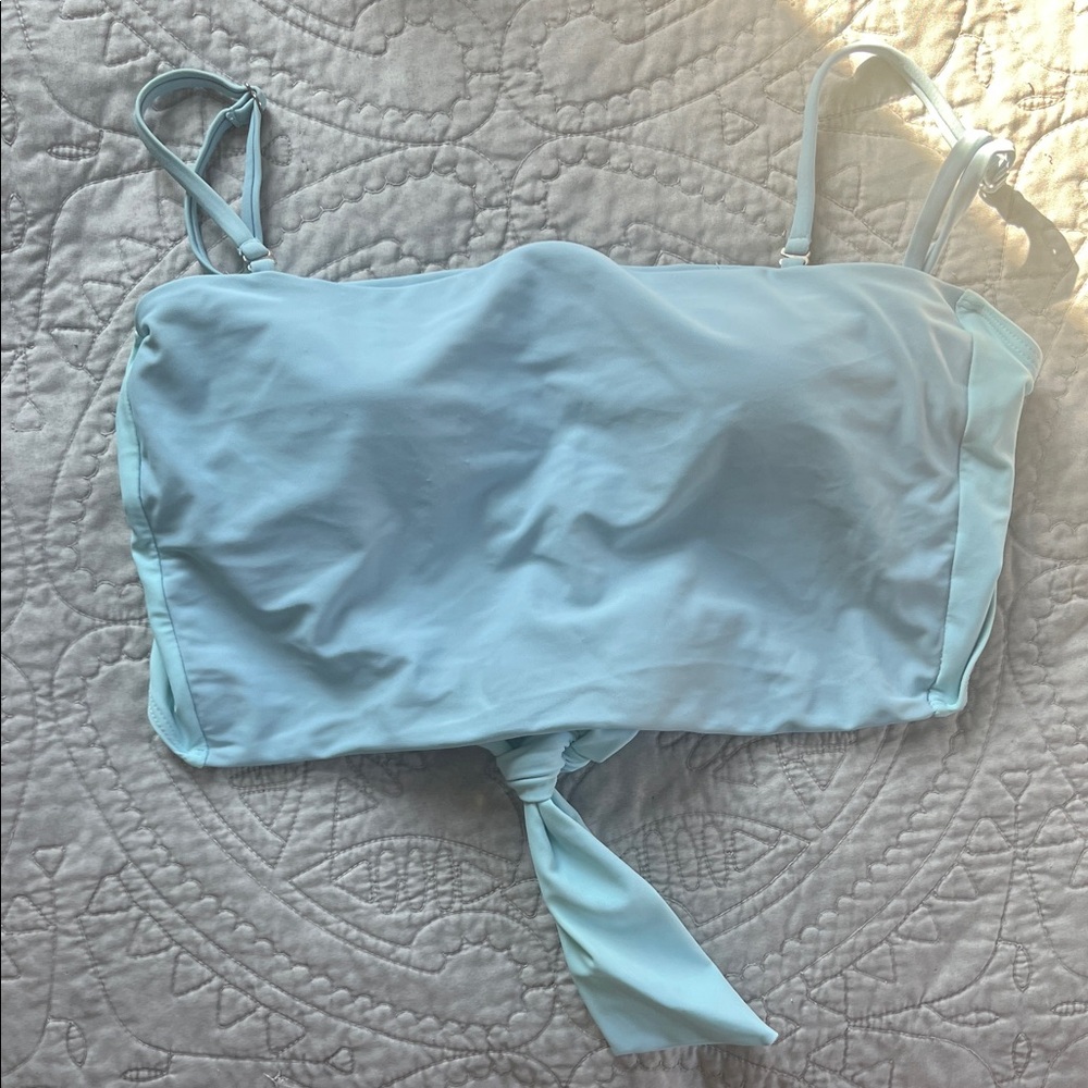 Light Blue Tie-Back Long Bikini